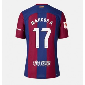 Lacne Ženy Futbalové dres Barcelona Marcos Alonso #17 2023-24 Krátky Rukáv - Domáci
